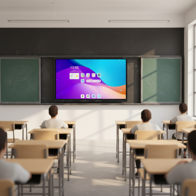 75 pouces Iboard 4K Smart Whiteboard avec 20 points de contact pour l'enseignement et les réunions