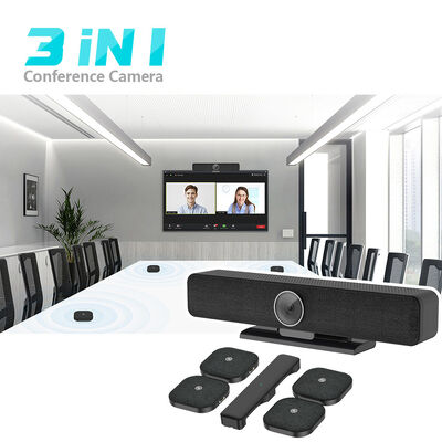 Caméra de conférence 4K ePTZ avec microphone d'extension sans fil pour conférence