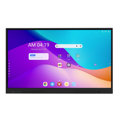 Google EDLA certifié Android 16 Affichage interactif à écran plat 65/75/86/98 pouces de iBoard