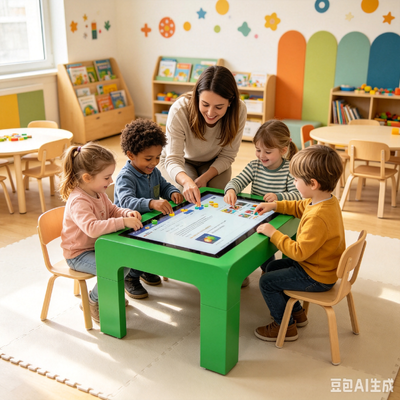 Tableau tactile interactif Smart tables à écran tactile pour enfants 43 pouces