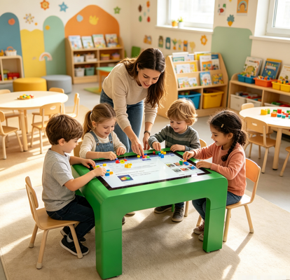 Tableau tactile interactif Smart tables à écran tactile pour enfants 43 pouces