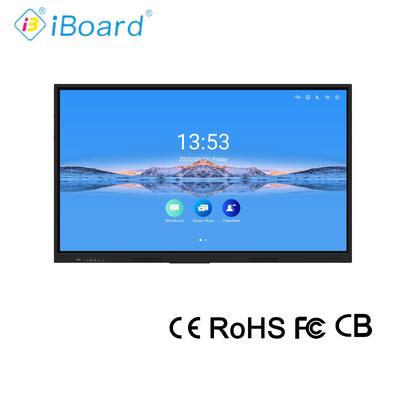 Populaire panneau plat interactif de 65 pouces résolution 4k Smart Touch avec nouvel équipement système Android pour les réunions de bureau en classe
