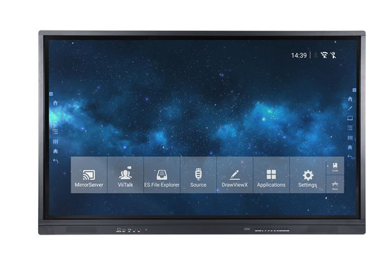 Tableau blanc interactif 3840*2160 d'écran tactile d'IR piloté par ordinateur