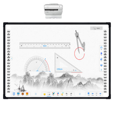Tableau blanc interactif optique électronique de DTV 2 points de contact