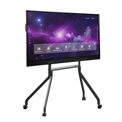 écran plat 4k interactif avec tous dans un angle de visualisation de l'ordinateur 178