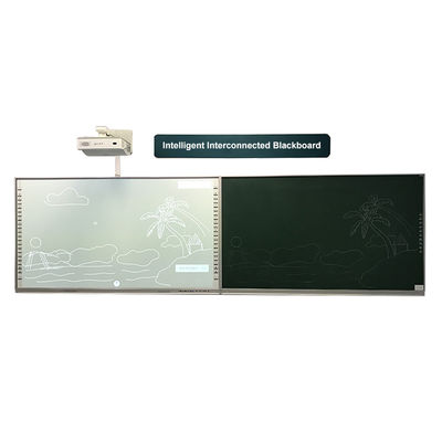 Tableau noir infrarouge éducatif intelligent Tableau vert interactif avec projecteur pour l'école