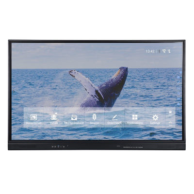 75" contact infrarouge de doigt de panneau d'affichage à cristaux liquides Smart pour la réunion d'affaires