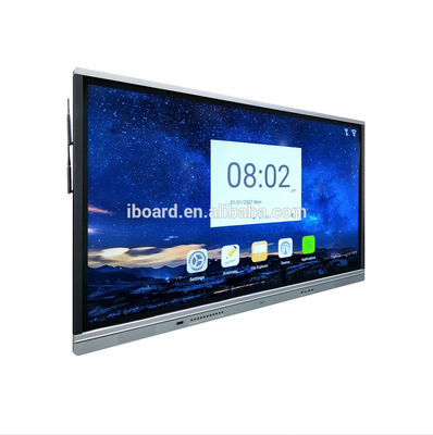 4K 55 65 75 86 98 pouces Interactif tableau plat interactif tableau blanc tableau intelligent pour réunion d'enseignement