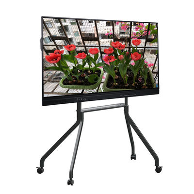 Verre interactif de Gap du moniteur zéro d'écran tactile d'UHD 4K