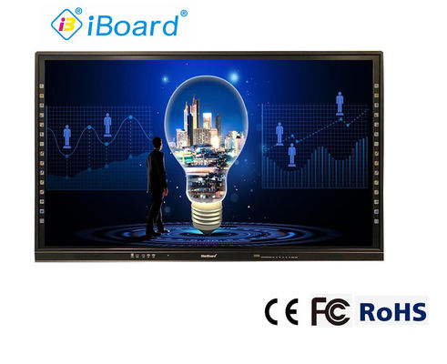 Les écrans tactiles intelligents de 86 pouces, moniteur interactif du contact 4k DACTYLOGRAPHIENT le port de C