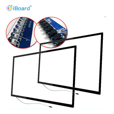 L'écran tactile interactif de vue de contact de 32 IR a recouvert la taille adaptée aux besoins du client 22~300 par pouces