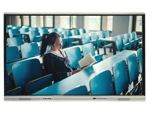 Tableau blanc interactif à résolution infrarouge 4K de 65 pouces Tableau intelligent pour enseignement et conférences