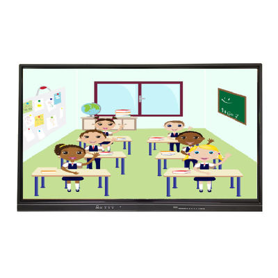 tableau blanc interactif mobile de 86 pouces, panneau futé d'éducation de la CE