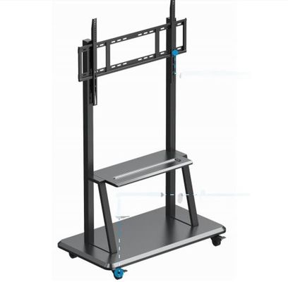 Support mobile pour le costume réglable de taille de conseils de panneau interactif d'écran tactile pour la taille 52" ~86"