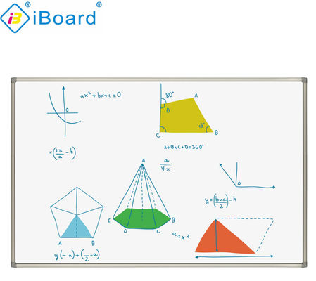 Tableau blanc interactif infrarouge de 90 pouces, tableau blanc électronique, interface USB, surface nano-céramique