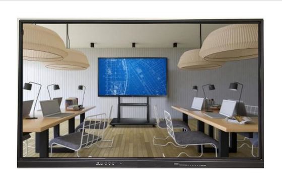 75" système infrarouge d'Android Windows de contact de tableau blanc interactif de LED double