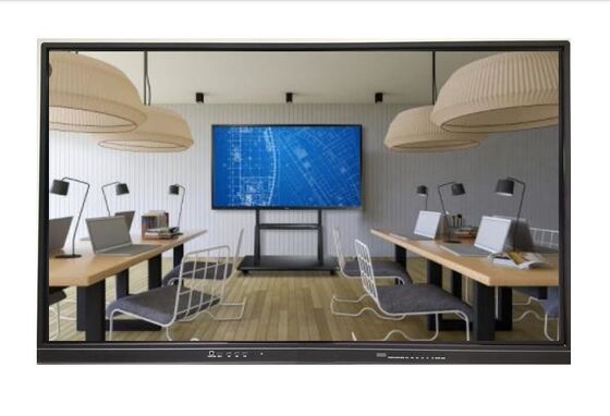 Display tactile multi-touch à LED interactif de 75 pouces Système double Android Windows