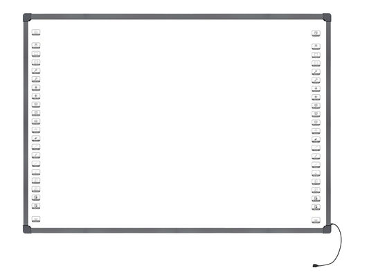Conseil futé éducatif de tableau blanc interactif optique de 92 pouces avec le tableau blanc de salle de classe de 4 caméras