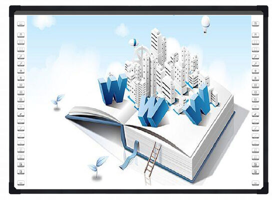 Tableau blanc interactif infrarouge 86 pouces, 10 points tactiles pour les réunions en classe