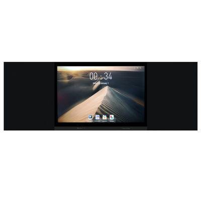 Tableau noir intelligent 75 86 pouces Affichage multi-doigt Interactif Touch Bar Latéral gauche droite Tableau pour les étudiants de classe