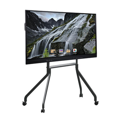 Tableau blanc interactif LED 65 pouces, écran plat intelligent Android, 20/40 points de contact infrarouge, couleur noire