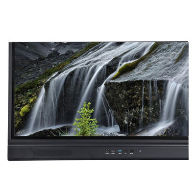 Tableau blanc interactif LED 65 pouces, écran plat intelligent Android, 20/40 points de contact infrarouge, couleur noire