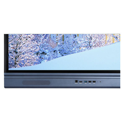 4k panneau interactif, 86" panneau futé mené, fente en aluminium du cadre 350cd/m2 OPS
