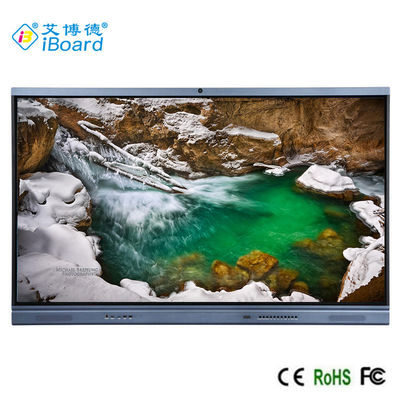 98" tableau blanc interactif de LED, contact d'écran de FCC LED TV pour la caméra intégrée d'Android 11 de salle de classe