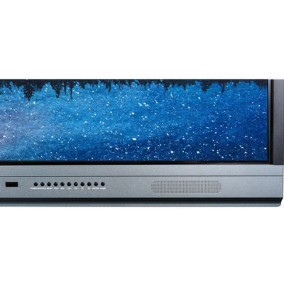 PC interactif fixé au mur de tableau blanc de 75 pouces, Android 8, écran plat de cadre d'alliage d'aluminium pour rencontrer la présentation