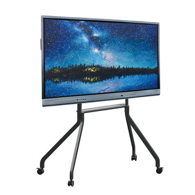 PC interactif fixé au mur de tableau blanc de 75 pouces, Android 8, écran plat de cadre d'alliage d'aluminium pour rencontrer la présentation