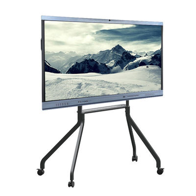 TFT LED 75" moniteur interactif d'écran tactile Android 11 avec le PC d'AIO, IR technique, construit en Camara