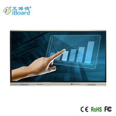 65" cadre en aluminium d'écran tactile de moniteur de noir interactif multi de tableau blanc pour la conférence