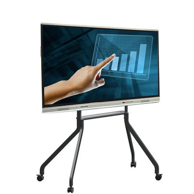 65" cadre en aluminium d'écran tactile de moniteur de noir interactif multi de tableau blanc pour la conférence