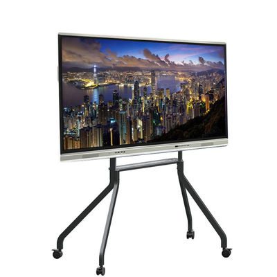 panneau futé d'écran tactile de 86 pouces angle de vue de 178 degrés, vue en aluminium, grand écran tactile multi