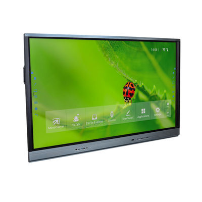 75" affichage interactif de contact de panneau d'affichage à cristaux liquides Smart du tableau blanc 4K d'écran tactile