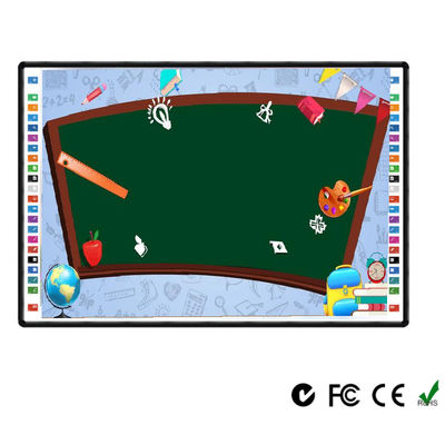 Tableau blanc interactif infrarouge de 90 pouces, tableau blanc électronique, interface USB, surface nano-céramique