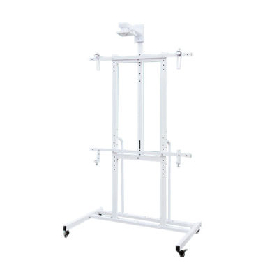 Étagère mobile pour les tableaux interactifs utilisés avec des projecteurs