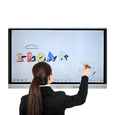 86 écran interactif du moniteur DLED d'écran tactile d'IPS de technologie infrarouge capacitive de pouce