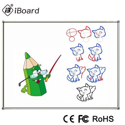 Contact infrarouge de 16:9 interactif de tableau blanc d'éducation de 96 pouces pour la salle de classe