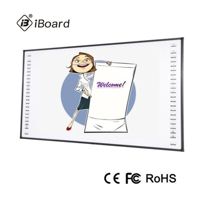Tableau blanc interactif 120 pouces avec technologie multi-touch et infrarouge pour l'éducation