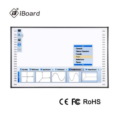 Tableau blanc interactif infrarouge de 110 pouces 16 9 ultra au loin