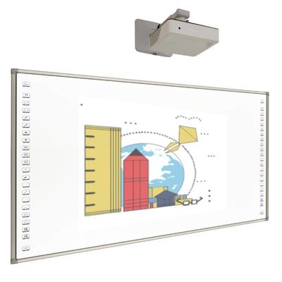Tableau blanc interactif portable de 96 pouces avec projecteur laser