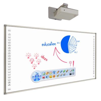 Tableau numérique intelligent infrarouge 98 pouces écran tactile tableau blanc interactif avec projecteur pour la salle de classe