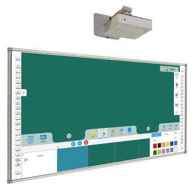 Tableau numérique intelligent infrarouge 98 pouces écran tactile tableau blanc interactif avec projecteur pour la salle de classe