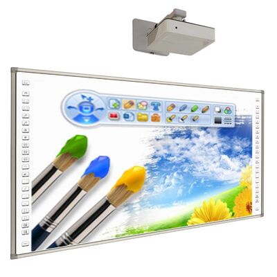 Tableau blanc interactif 120 pouces avec technologie multi-touch et infrarouge pour l'éducation