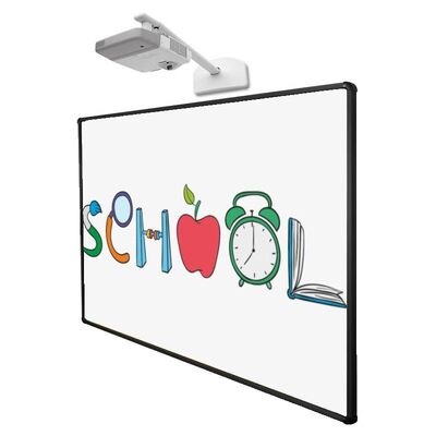 Tableau blanc interactif intelligent avec technologie infrarouge tactile 10 points et compatibilité multi-OS pour l'éducation et les affaires