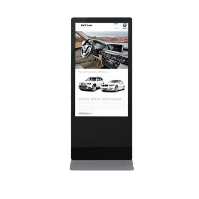 Conception personnalisée à l'intérieur Supermarché Affichage publicitaire LCD Stand Kiosque de signalisation numérique