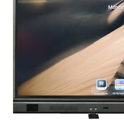 65 affichage d'écran tactile interactif d'Android 11 d'écran plat avec la caméra &Mic