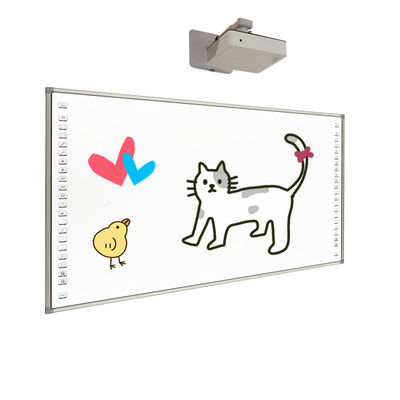 Éducation enseignant le tableau blanc interactif infrarouge futé 84inches avec le logiciel de inscription puissant