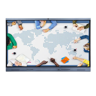 75" NFC a construit dans le tableau blanc interactif interactif de l'écran plat 4K du camera& MIC pour la salle de classe de Business&